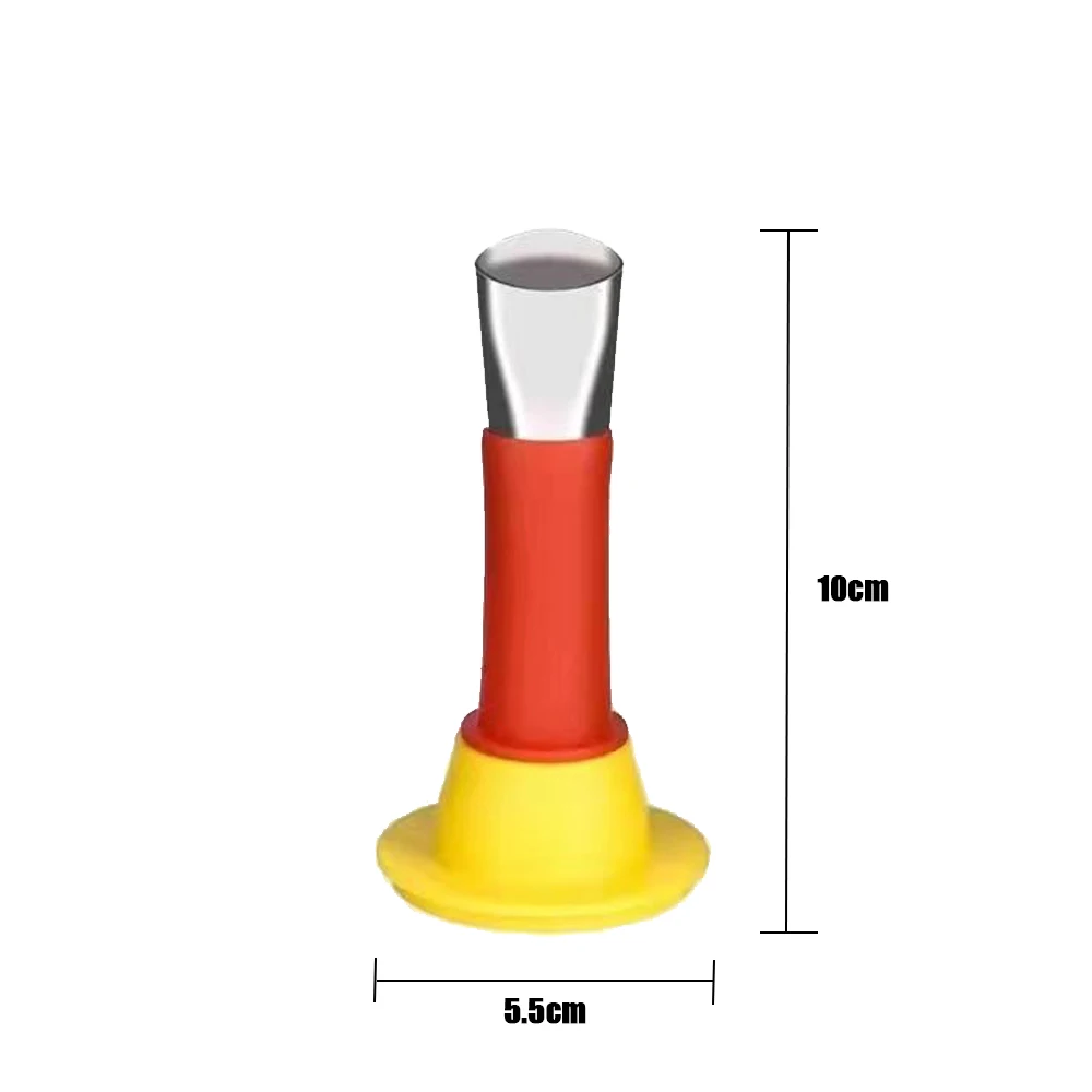 Stainless Steel Caulk Nozzle Applicator With Base Caulking Finisher Sealant Finishing   Bathroom Sink Nozzle For Adhesive Pistol 6