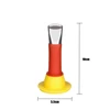 Stainless Steel Caulk Nozzle Applicator With Base Caulking Finisher Sealant Finishing   Bathroom Sink Nozzle For Adhesive Pistol 6