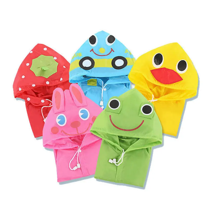 

Portable Poncho Raincoat Child Folding Waterproof Baby Rain Cute Children's Raincoat Girl Kids Kindergarten Cloak RainWear Cover