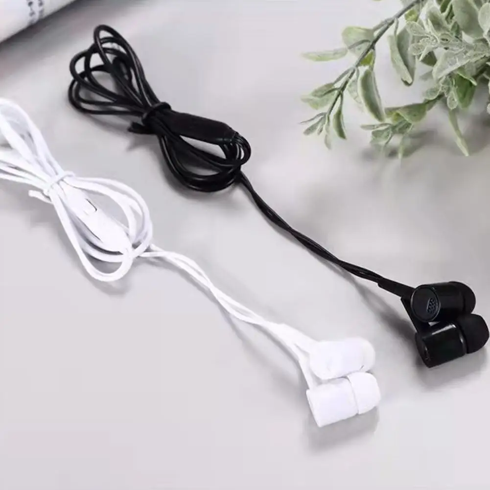 

New Earphones with Microphone 3.5mm Sport Bass Earphones Control In-ear Music Headphone Volume Gaming High-quality N0B8