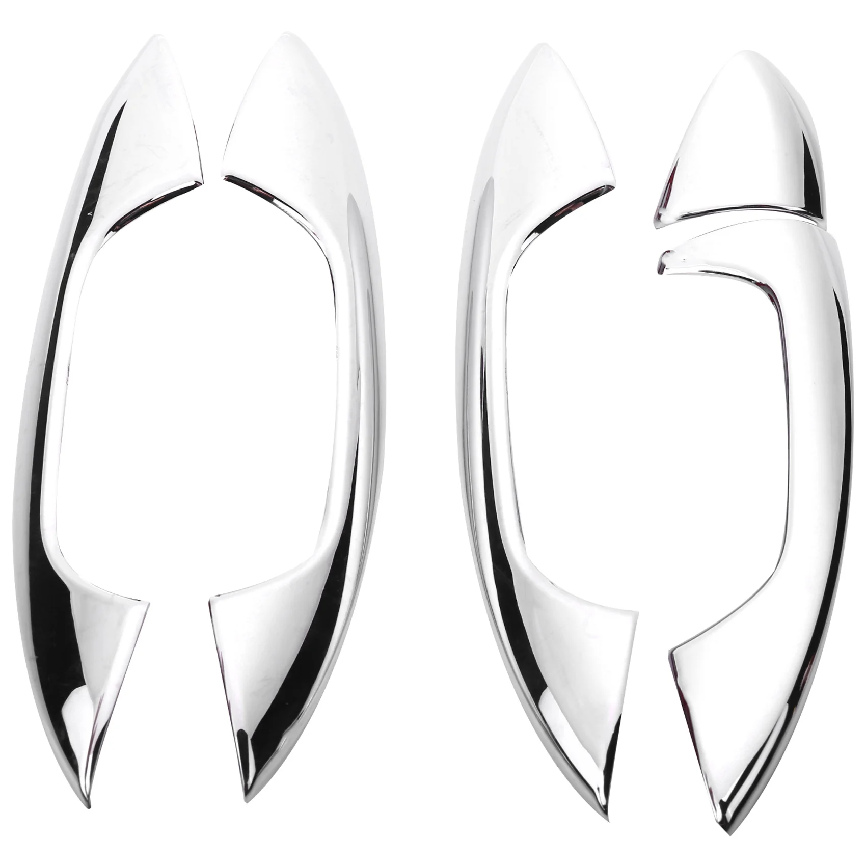 

For W205 CClass C200 C180 GLC260 2015 2016 Car Accessories Door Handle Trim ABS Sticker 5pcs/set For LHD