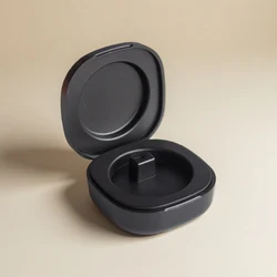 Smart Ring Magnetic Fast Charging Case - Compact and Efficient Charger (Black)
