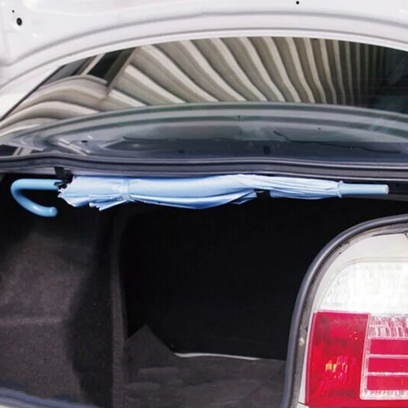 2pcs/set Towel Hook for Umbrella Hanging Hook Automobile Trunk Organizer Umbrella Holder Car Rear Trunk Mounting Bracket umbrella holder