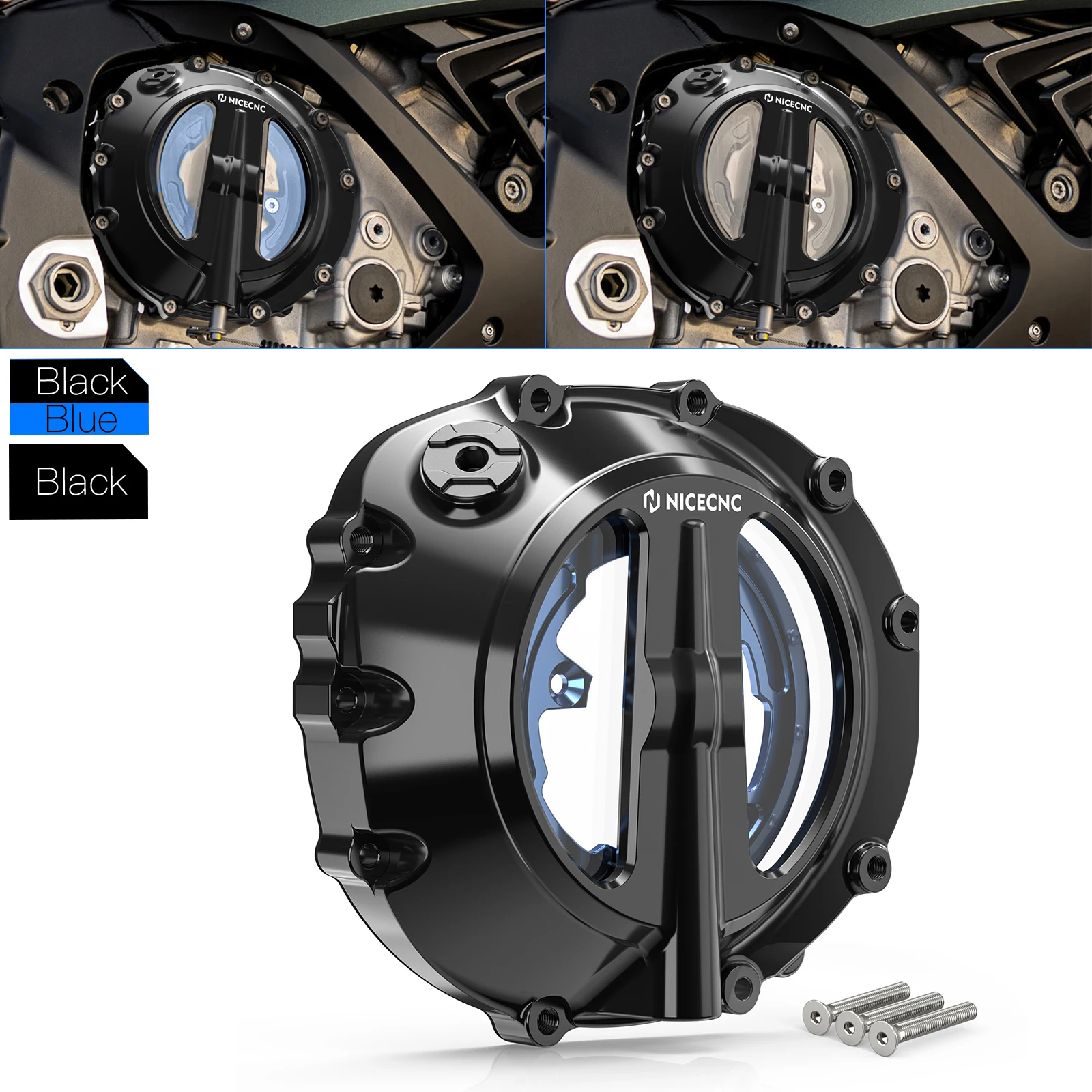 

NICECNC Motorcycle Transparent Clutch Cover for BMW M1000RR S1000RR S1000XR S1000 XR M1000 RR S 1000 XR S1000 RR 2021 2022 2023