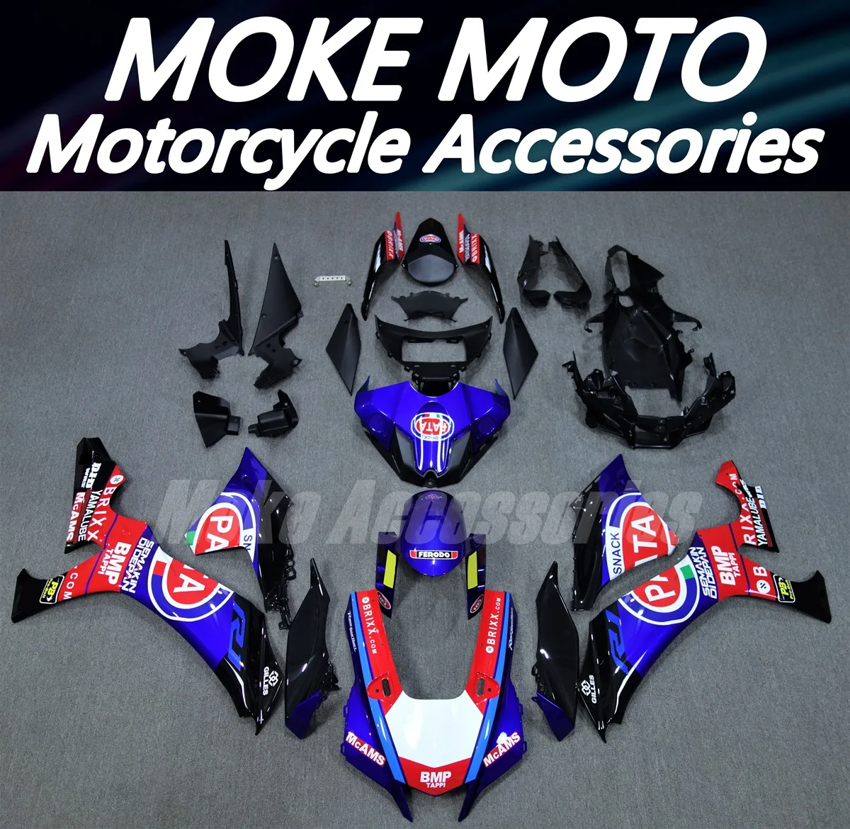 Motorcycle-Fairings-Kit-Fit-For-Yzf-R1M-R1-2020-2021-2022-2023-Bodywork ...
