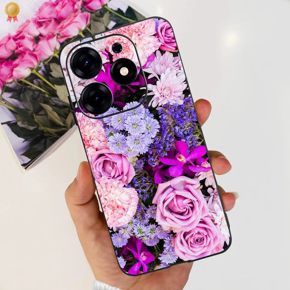 Clear Cartoon TPU Silicone Shockproof Back Cover