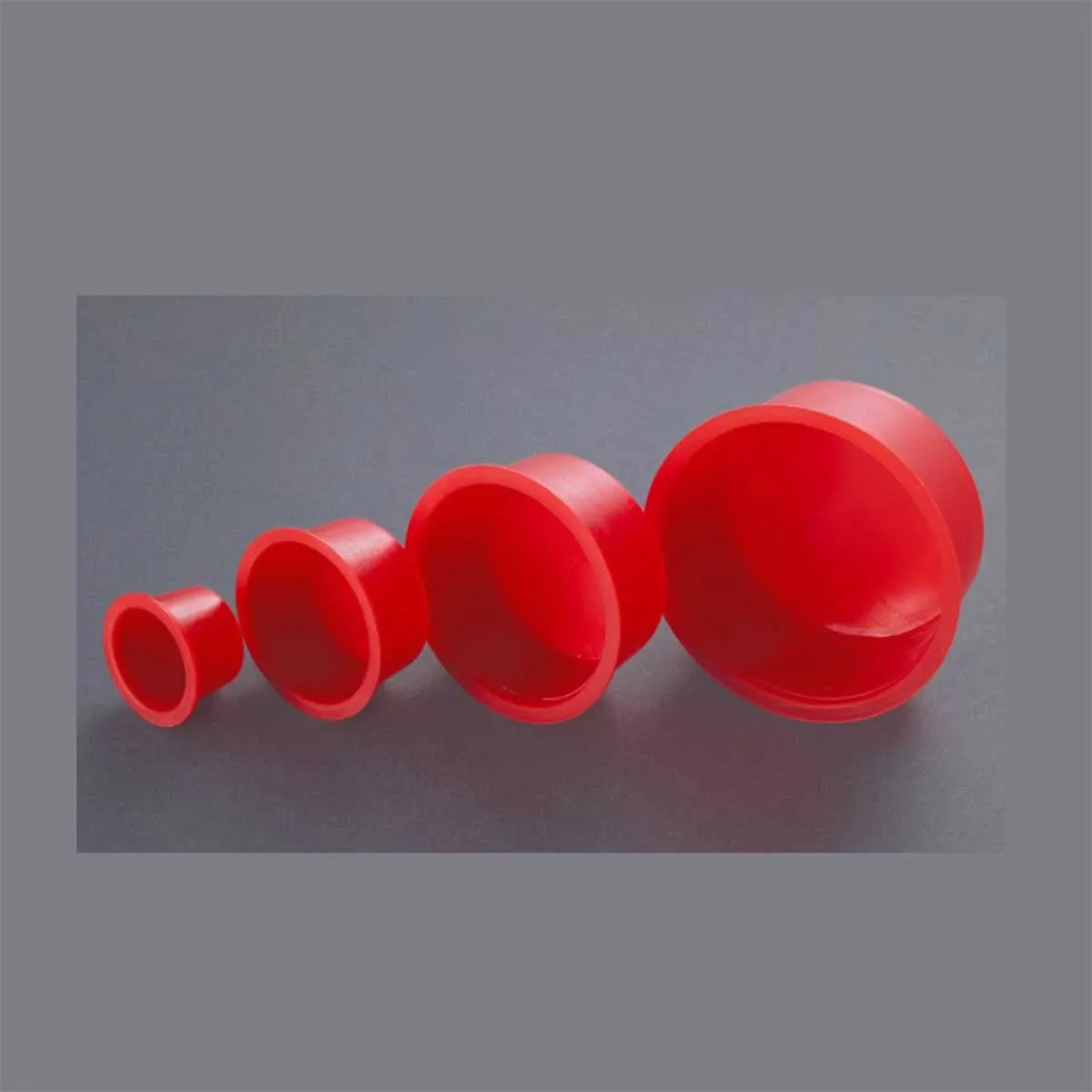 Red Conical Plug/Round Pipe Screw Hole Plug/Internal Threaded Plastic Sleeve Hole Dust Plug