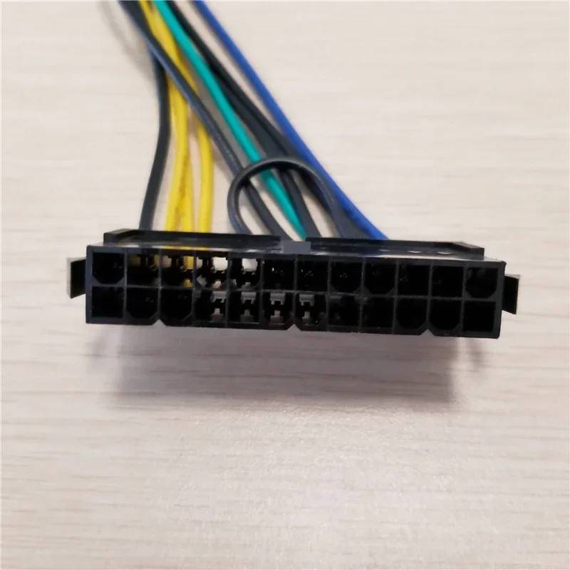 PSU ATX 24Pin Female to 10Pin Male Adapter Convert Power Supply Cable Cord 30cm for Lenovo Motherboard 18AWG