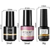 ROSALIND 6PCS Neon Glow Gel Nail Polish Set Hybrid Varnishes  Semi Permanent Top Base Coat Nail Gel Kit Need UV Lamp Nail Art 5