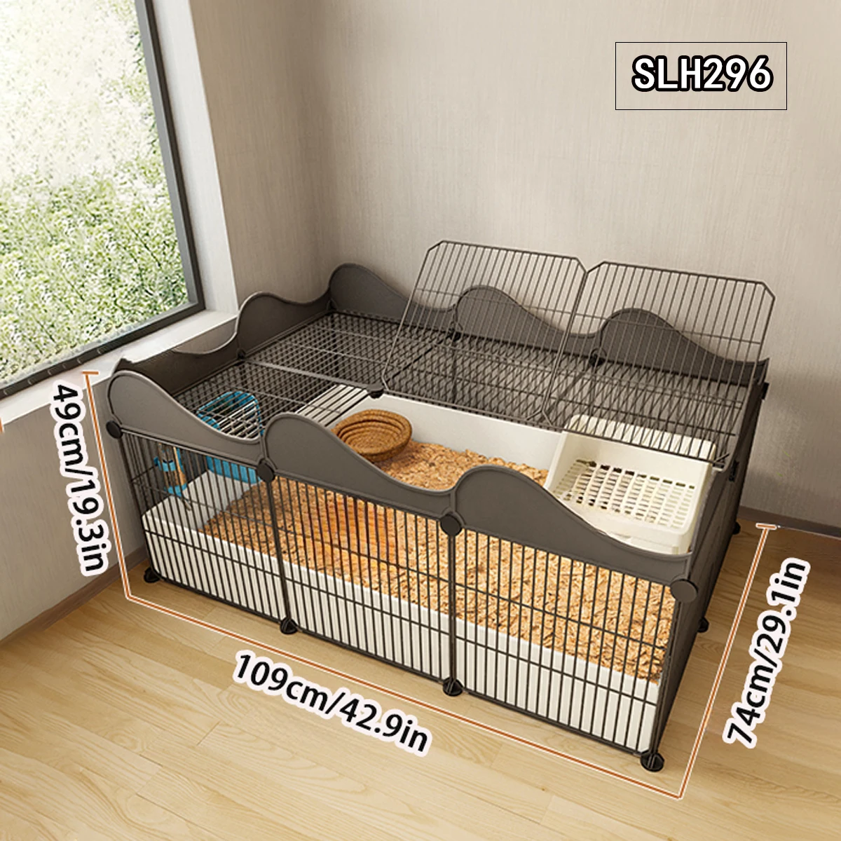 XL Indoor Rabbit & Guinea Pig Cage 4
