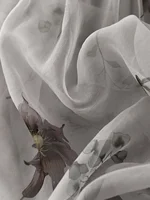 Retro Cotton Linen Double Layer A-Line Skirt High Waist Pleated Draped Ele Summer Long Skirts for plus Size Women - Image 4