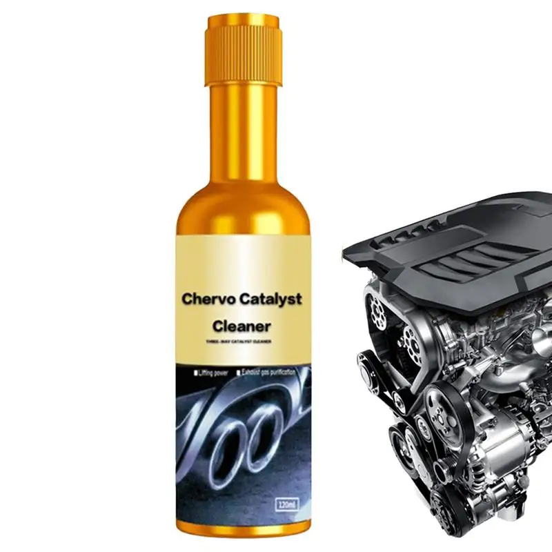 Car Engine System Cleaner 120ml Catalytic Converter Cleaner High Concentration Multi-Effect Catalyst Anti-Carbon Cleaning Agent