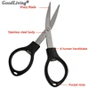 1PCS Mini Household Small Scissors Portable Folding Storage Scissors Sharp Stainless Steel Blades Sewing Fishline Scissor Tool 1