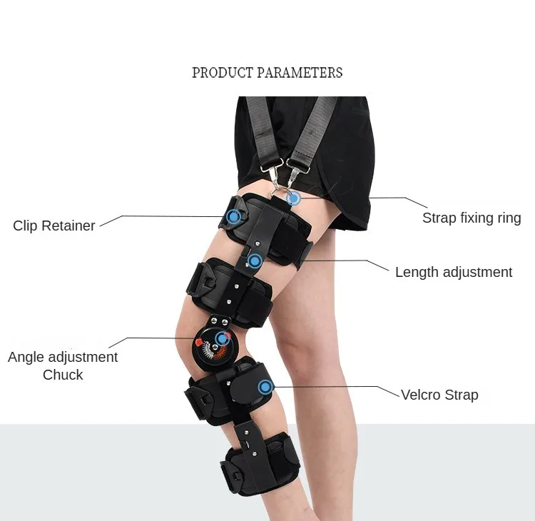 New Support Stabilizer After Surgery Adjustable Hinged Knee Brace Knee Joint