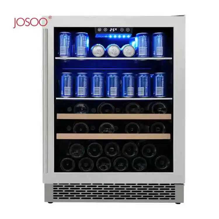 150L Wine Cellar Square Thermoelectric Wine Cooler Save Power Softdrinks Rapid Beverage Chiller Cooler