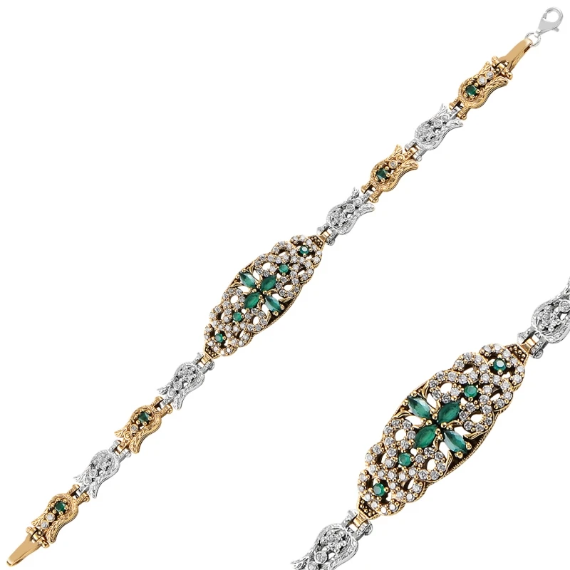 

Silver 925 Sterling Zircon Cubic Zirconia Authentic Bracelet