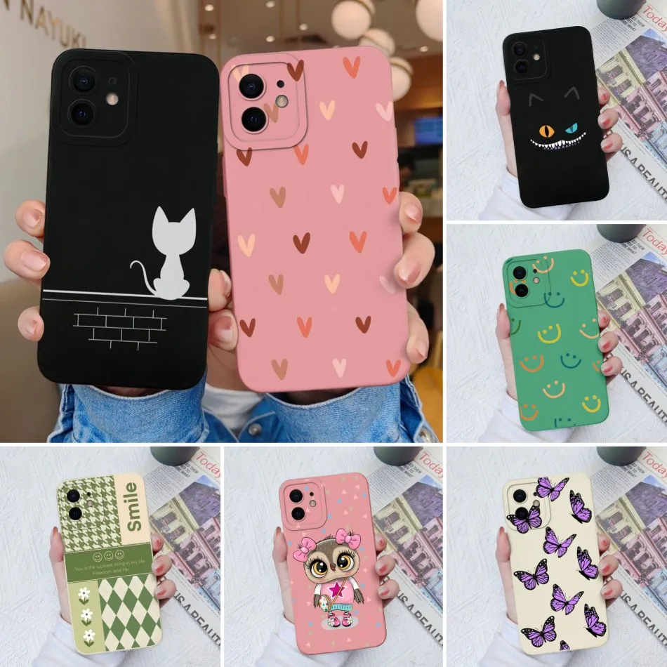 Per Apple Iphone 12 Mini Fashion Phone Case Upgrade Protezione Della Fotocamera Cover Paraurti In Silicone Liquido Morbido Per Iphone12 12 Mini Capa