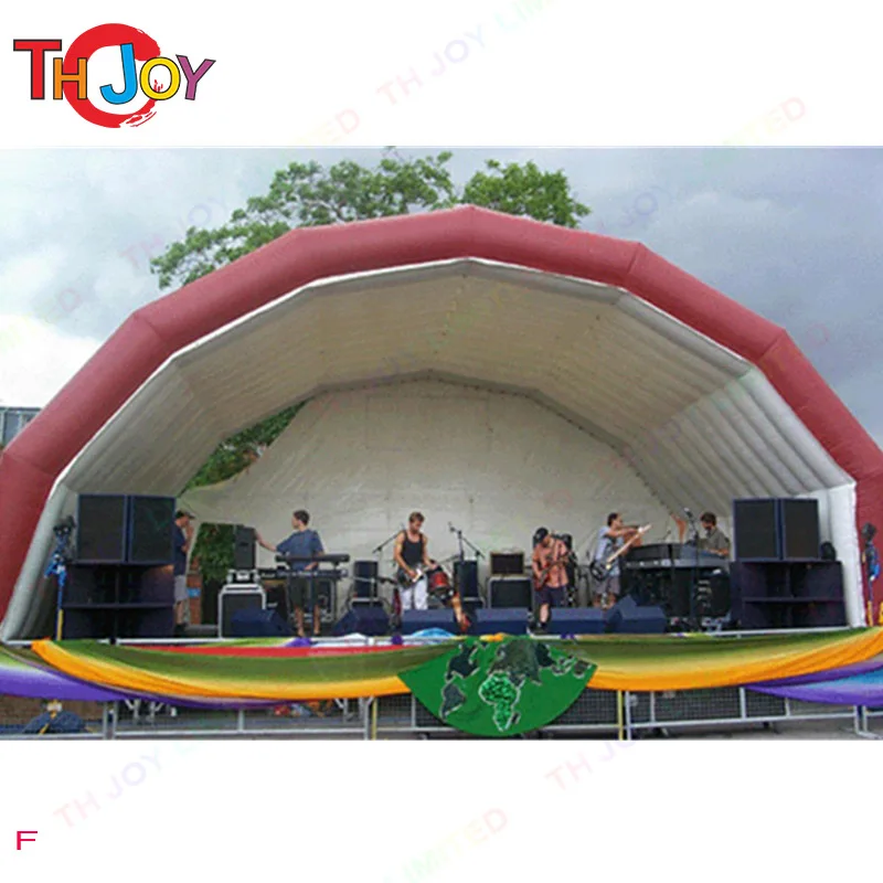 Large Outdoor Inflatable Event Tent Inflatable Stage Cover Marquee