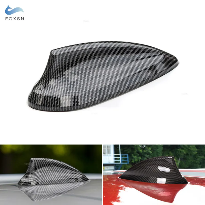 

For BMW X5 F15 F16 X4 F26 F45 F46 F20 F21 X1 F48 F49 F85 F86 G01 Car Roof Shark Fin Antenna Aerials Cover Carbon Texture Trim