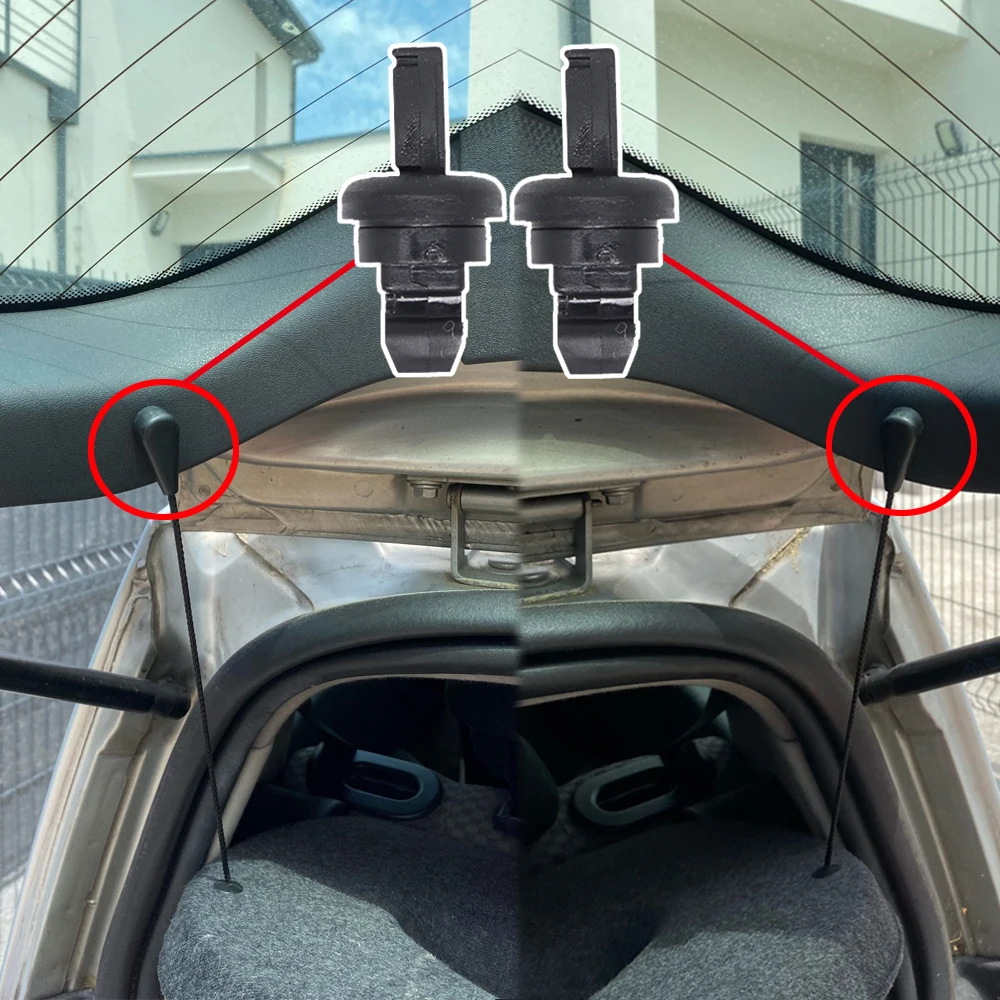 Ricambio Nissan Qashqai Clip Ripiano Bagagliaio Per Nissan Qashqai J10 - Set Da 2 Pezzi Ricambio Originale Pezzi Di Ricambio Auto - Foto 2