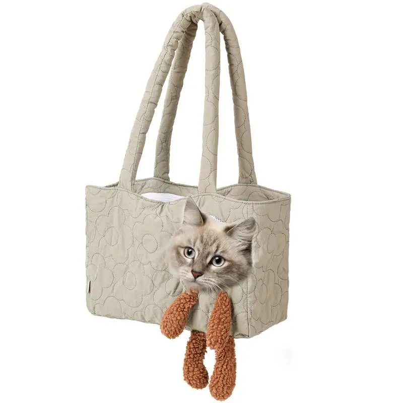 

Pet Carry Bag | Foldable Cat Dog Carrier Tote Bag With Safety Rope | Soft Travel Pet Carrier Shoulder Bag Pet Travel Supplies