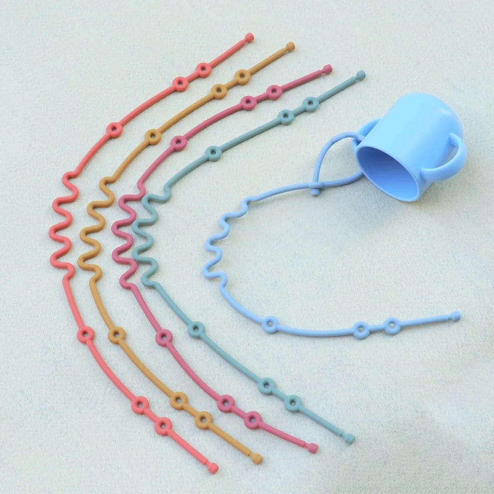 1PC Pacifier Baby Pacifier Chain New Stroller Accessory Silicone Safety Straps Anti Fall Rope Dummy Nipples Holder Clips