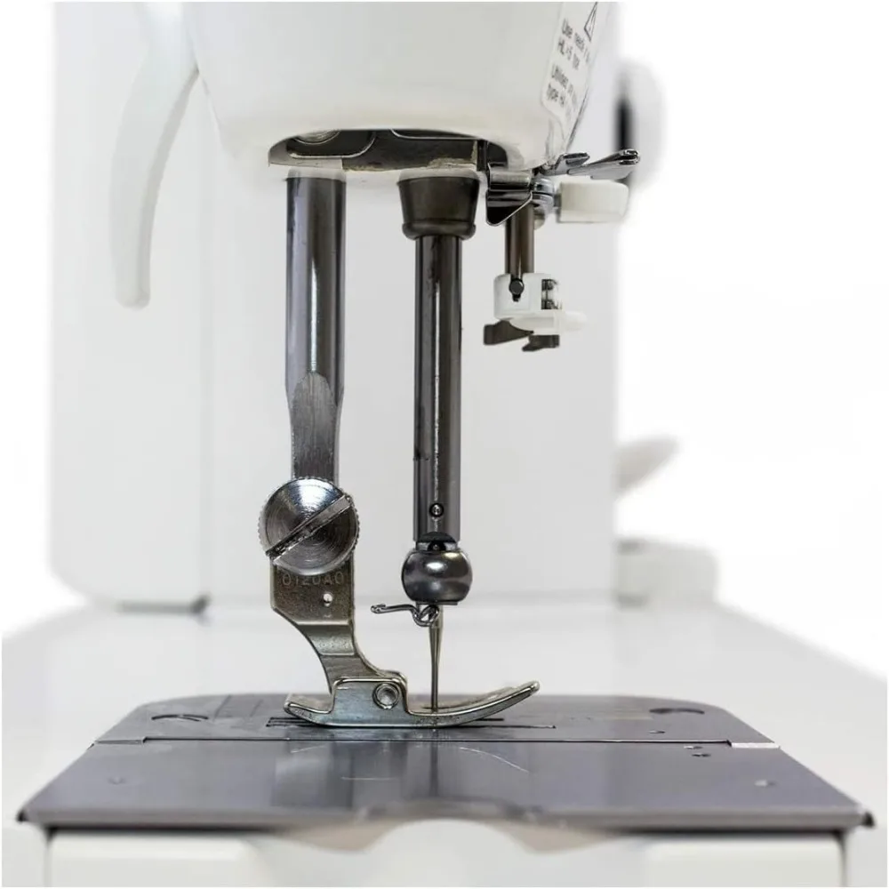 1-Needle Lockstitch Portable Sewing Machine with Automatic Thread Trimmer for Quilting Tailoring Apparel and Home Decor