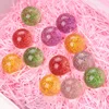 10pcs Children Bouncy Ball Toy Colored Bouncing Ball Rubber Outdoor Toys Sport Games Gold powder  Elastic Juggling Jumping Balls 3