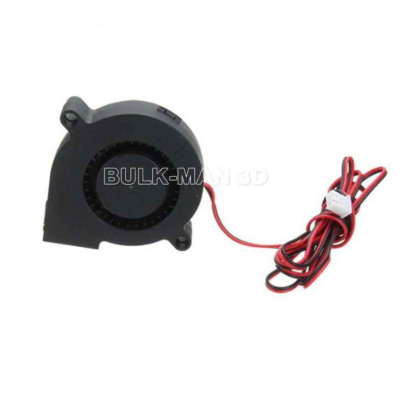 DC 12V 24V 50x50x15mm Oil/Dual Ball Bearing Blower Turbine 5015 Cooling Fan for 3D Printer Parts cooling fan,ball bearing,3d printer timing belt