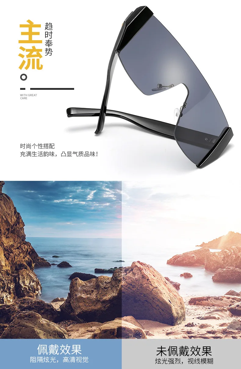 Classic Square Sunglasses For Women Flat Top Designer Shades Uv400_voghion.com