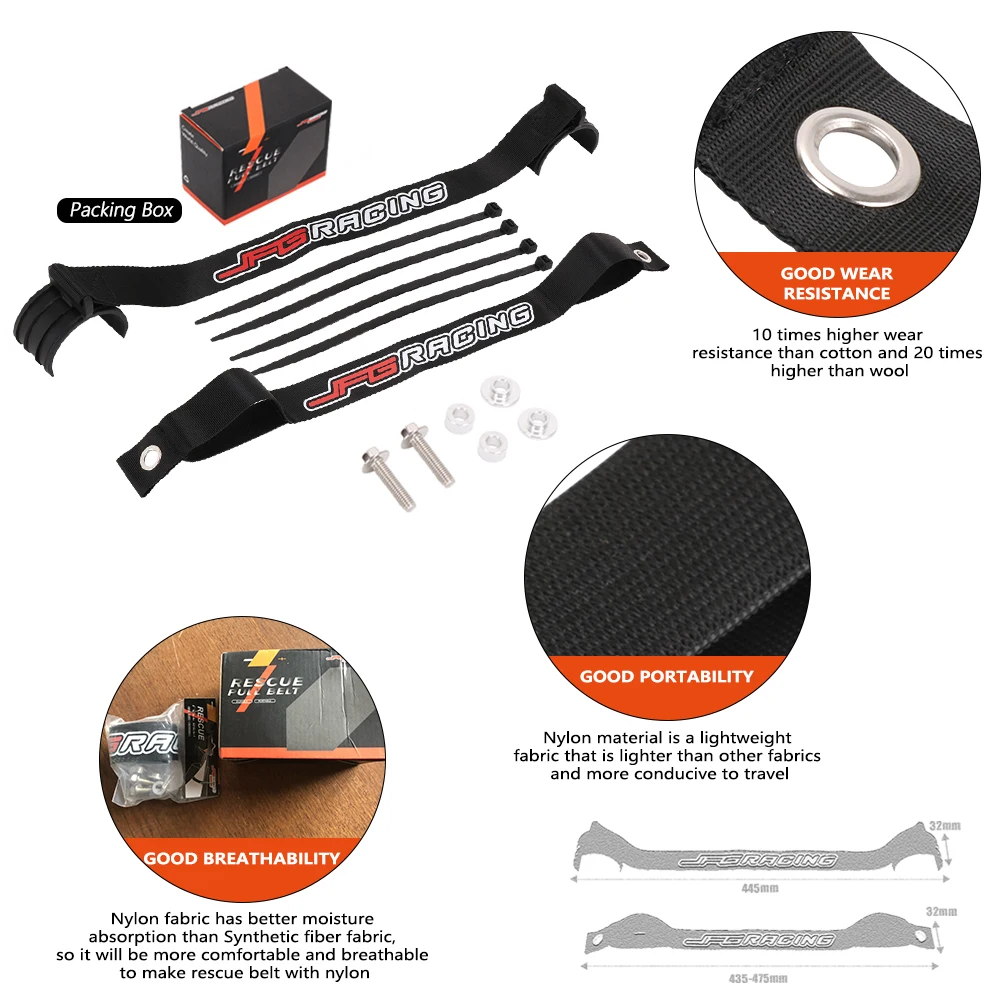 Cinghia Salvataggio Anteriore/Posteriore Per Moto KTM - Per 250XCFW, 350EXCF, 450SMR, 500EXCF, 530EXC E Altri Modelli - Foto 2