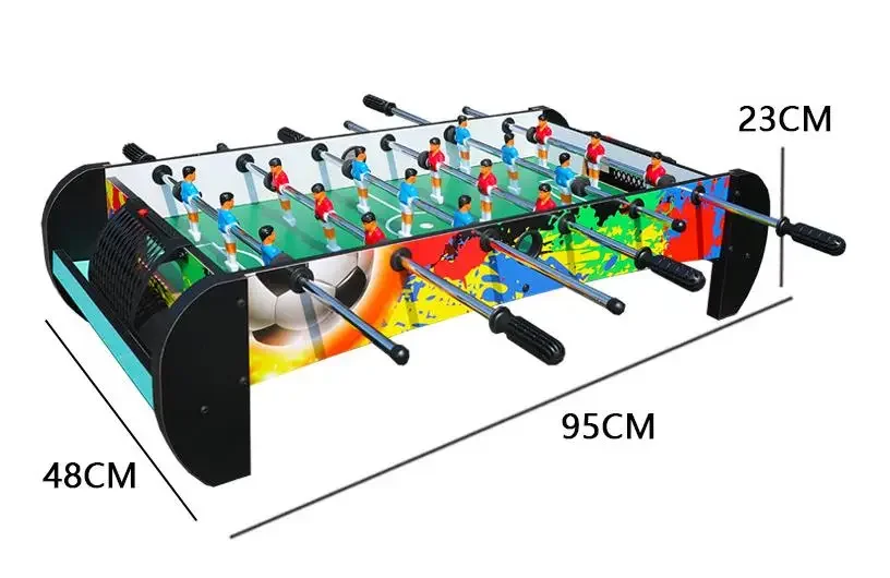 Mini Tabletop Pool Set- Billiards Game Includes Game Balls, Sticks, Chalk, Brush Triangle-Portable Fun for Family