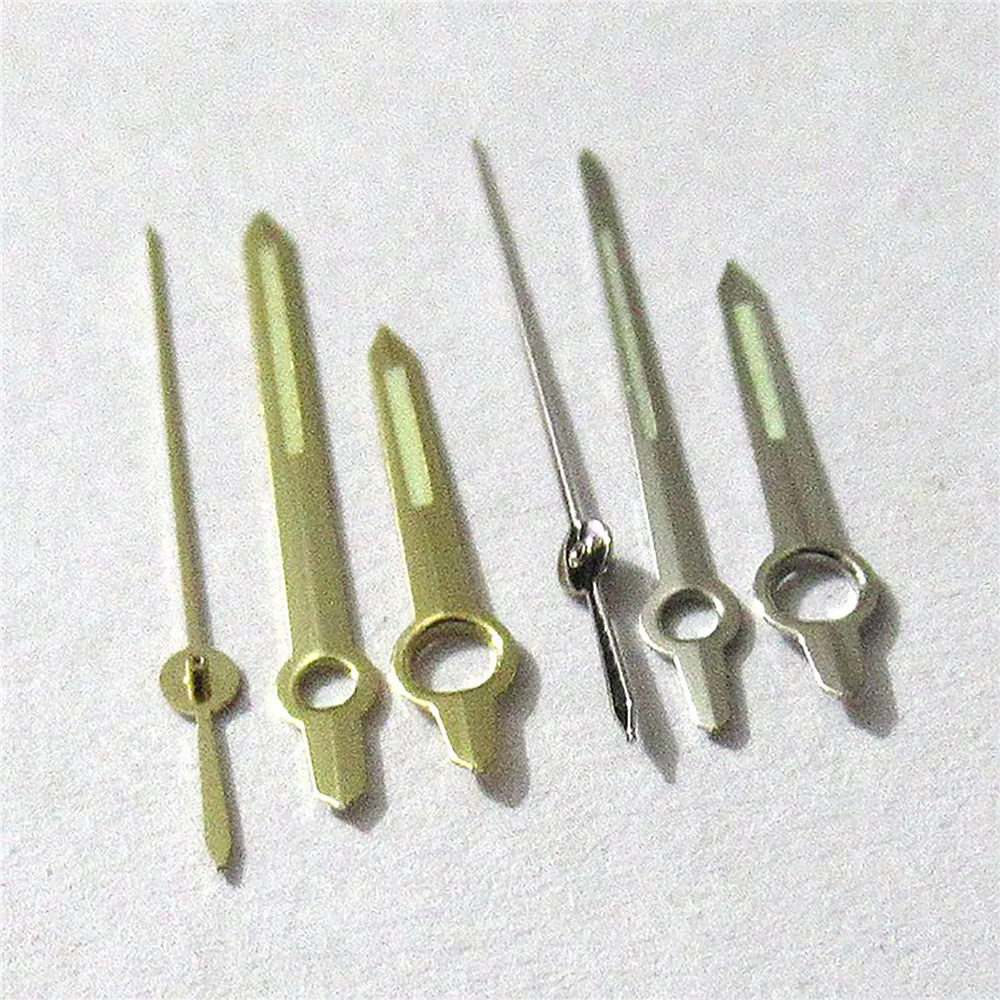 Watch Hands Silver/Gold Three-hand Pointers for 8200 Movement Accessories