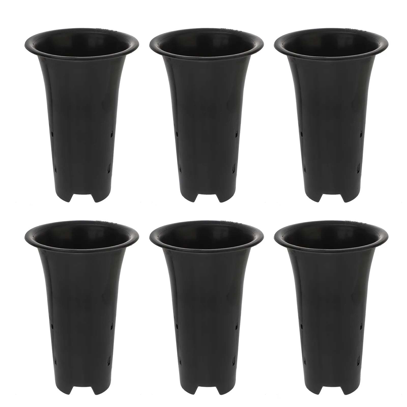 

Pot Orchid Mesh Pots Hydroponic Net Holes Cup With Plant Flower Clear Planting Slotted Garden Baskets Grow Nursery Container