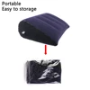 Portable For Travel Office Car Inflatable Triangle Pillow Couple Love Cushion Relax Cushion Foot Rest Air Pillow PVC Flocking 5