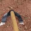 Hollow Hoe Weeding Rake Labor-saving Weeding & Loosening Soil Artifact Harrow Handheld steel weeding hoe Hoe Farm Tool Gardening 4