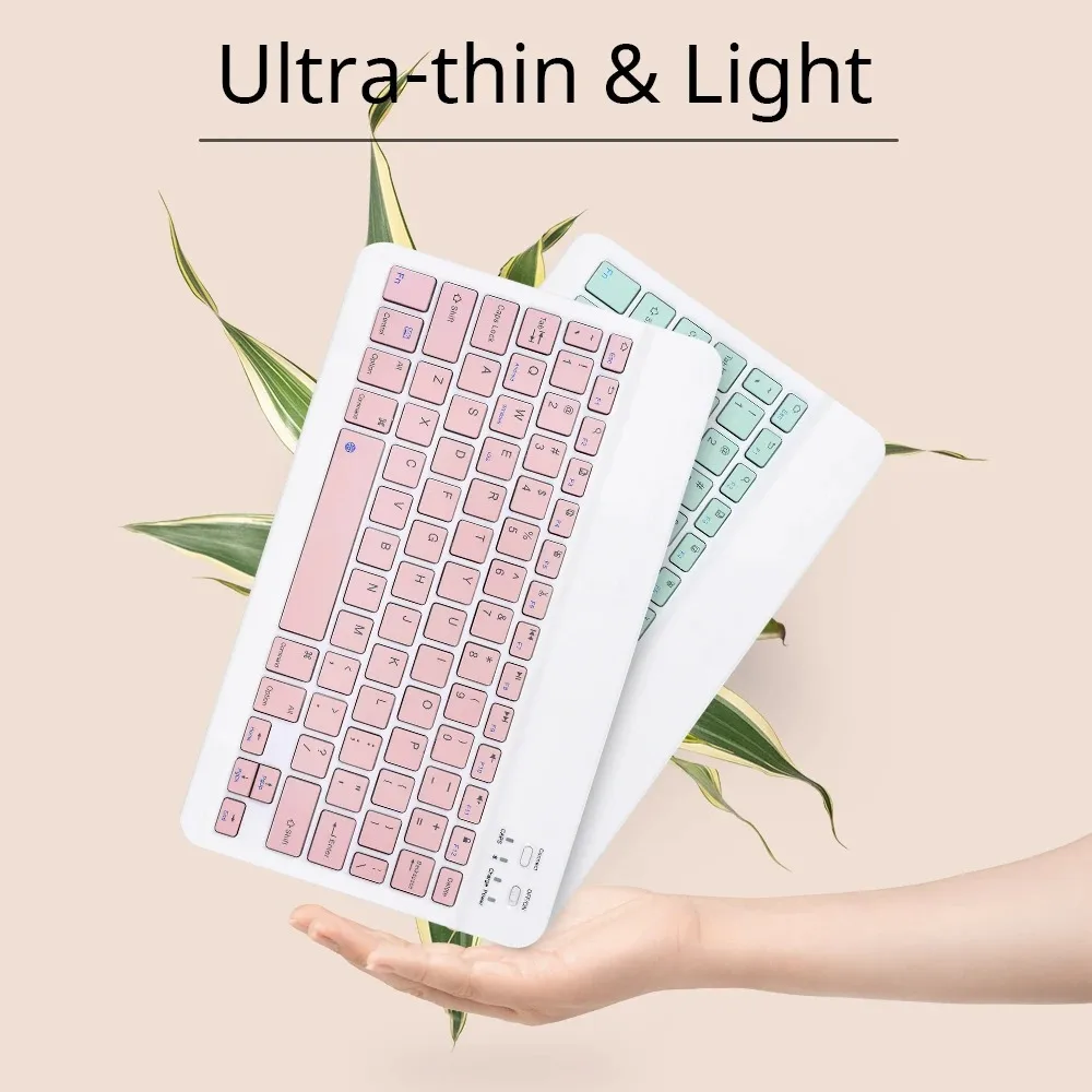Bluetooth-compatible Keyboard for Android IOS Windows Slim Mini Wireless Keyboard for PC iPad Tablet Phone bluetooth keyboard wireless mechanical keyboard mechanical keyboard