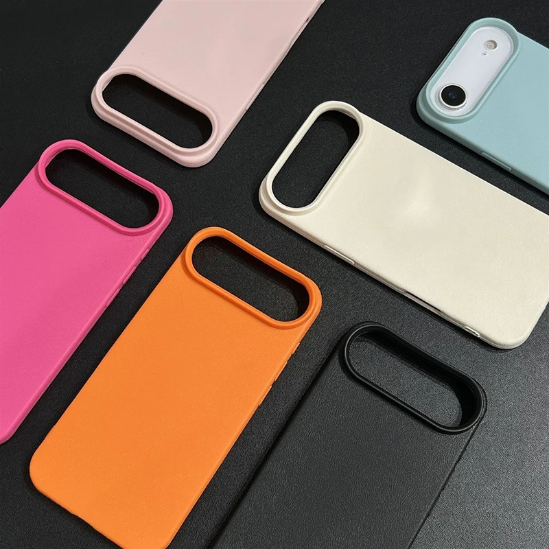 Chic Candy Color Litchi Patterned Shockproof Phone Case