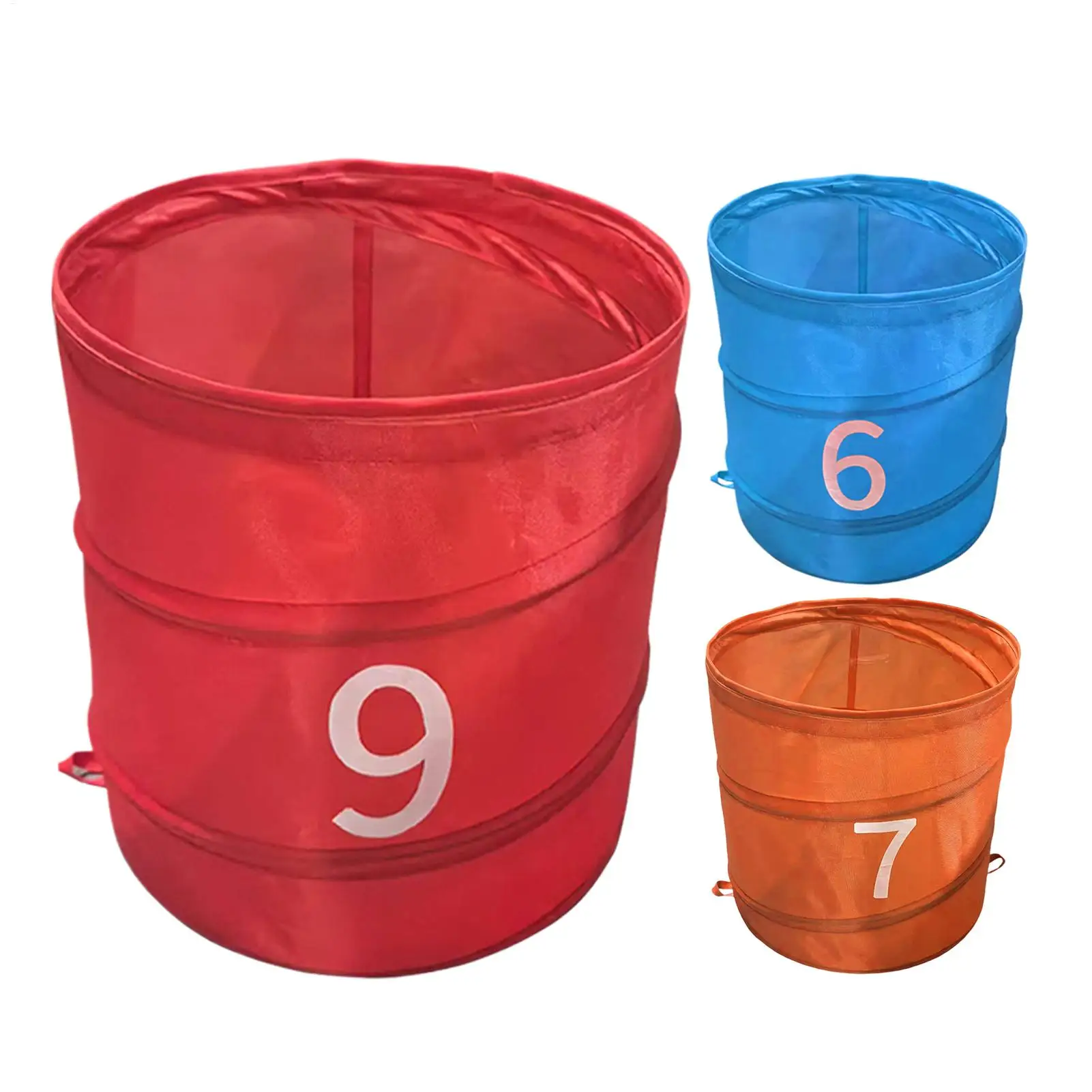 Description Picture 2 of itemGolf Game Storage Bucket Foldable Outdoor Golf Chipping Game Bucket Portable Organizer Ball Sport Equipment for Lawn Park Beach