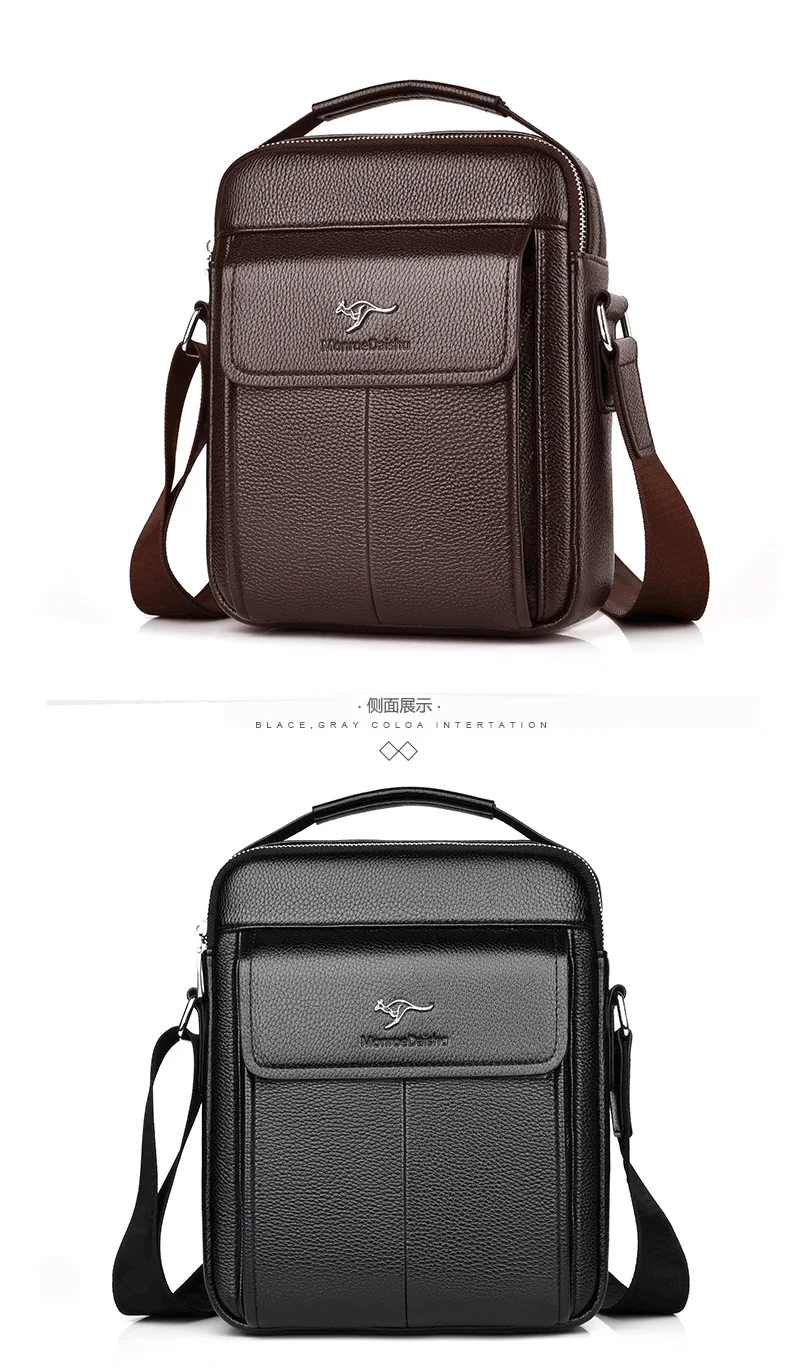 New Men's Bag Retro Shoulder Bag for Husband Fashion Handbag Leisure Crossbody Bags Luxury Designer Bag Father's Day Gift