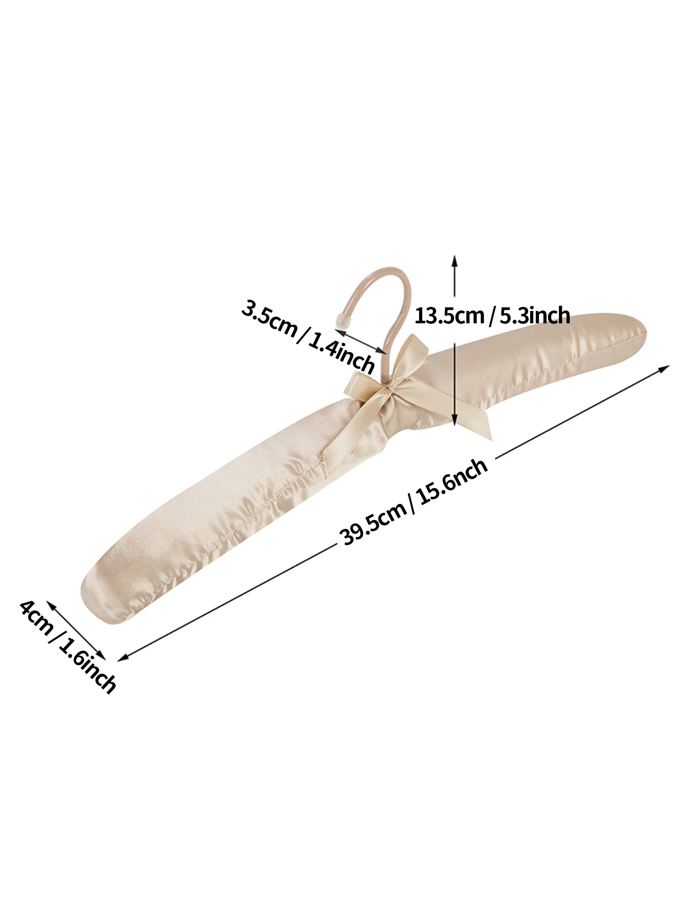 Silk clothes hanger, seamless fabric sponge clothes hanger, household bag fabric silk clothes hanger, clothes hanger 2