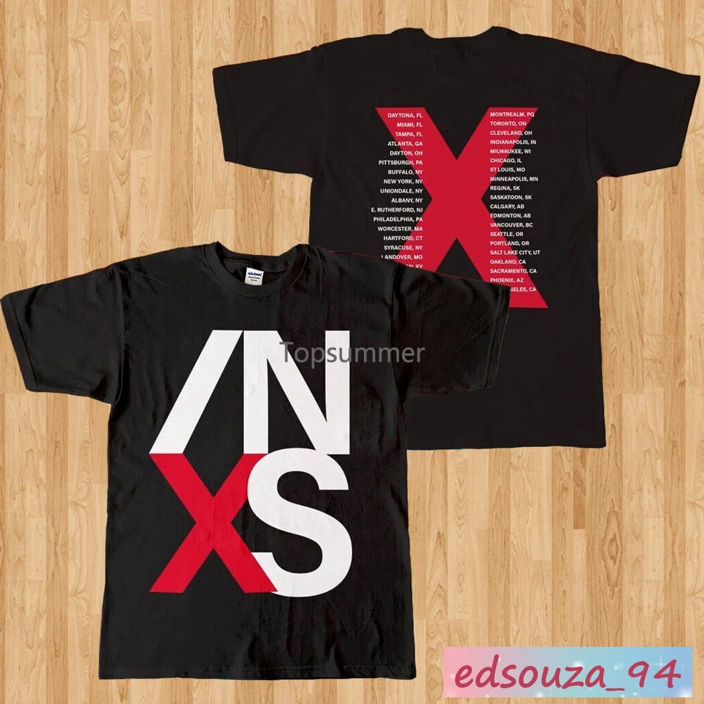 

Футболка для концерта Inxs X Factor Tour 1991, футболка рок-группы Inxs