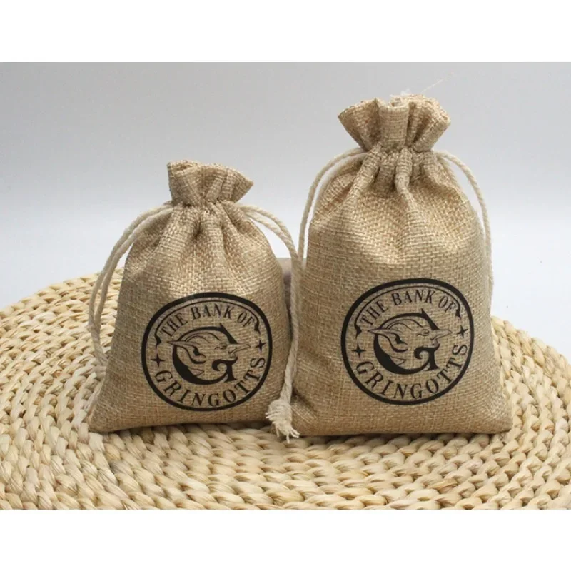 Magical Academy Harries Moneta Commemorativa Elf Sack Gringotts Potters Creative Bundle Pocket Coulisse Bag Fashion Protective