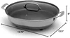 1500-Watt Nonstick Oval Electric Skillet,Brushed Stainless 18 IN 3