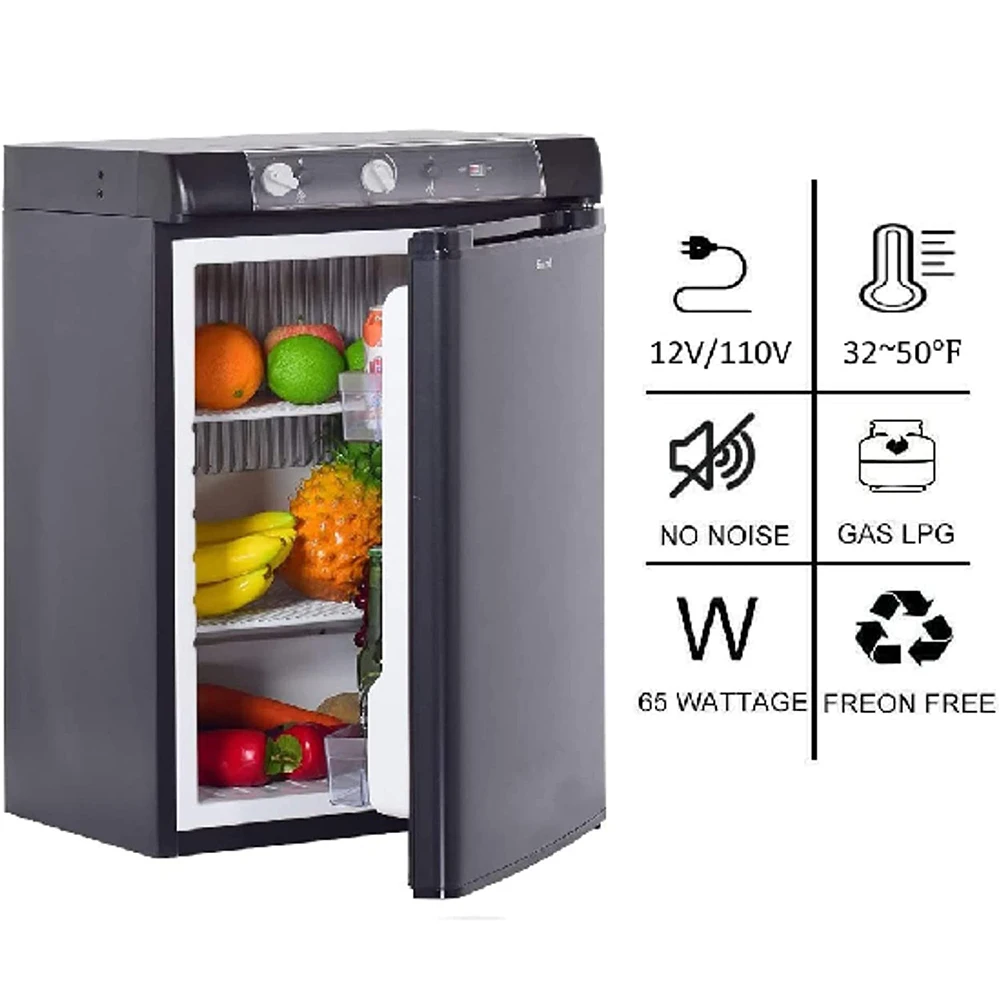 EUHOMY Mini Fridge with Freezer, 3.2 Cu.Ft Compact Refrigerator