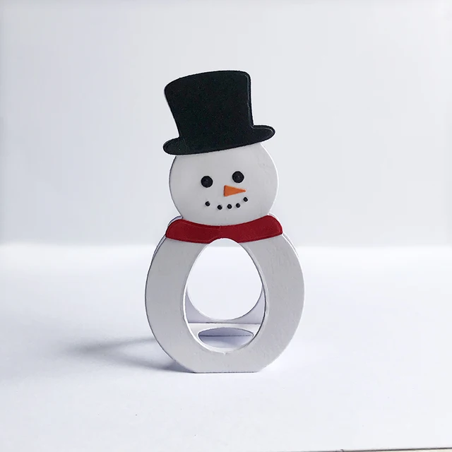 雪だるまダイ炭素鋼ダイテンプレートカード作成スクラップブッキング 