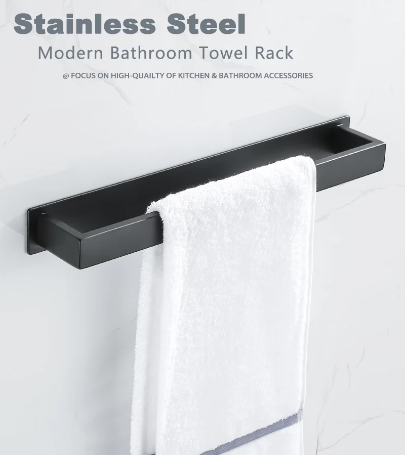 Paper Towel Holder, Self Adhesive Kitchen Towel Rack EASY TO INSTALL NO  DRILLING