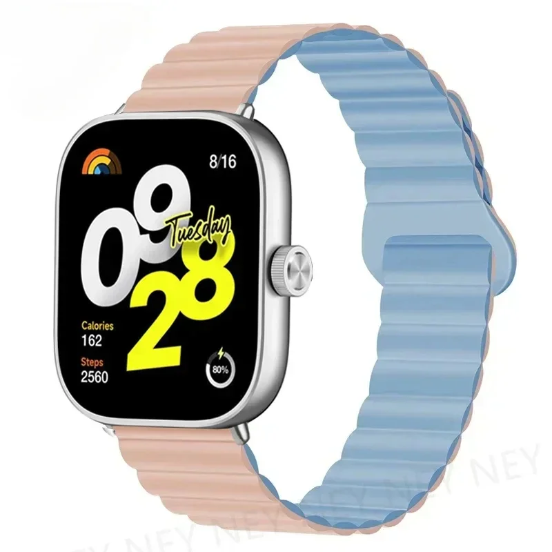 Magnetic Silicone Sport Wristband Bracelet - Universal Smartwatch Accessory
