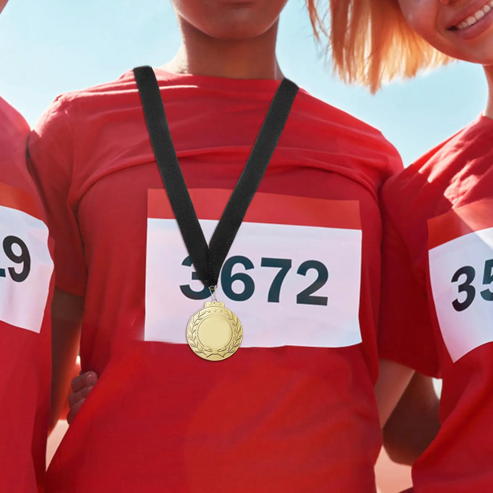 10 Pcs Medal Ribbon, Award Ribbons, Sports Meeting Souvenirs, Polyester Neck Lanyard, Competition Ribbon, Team Sports Medals Straps