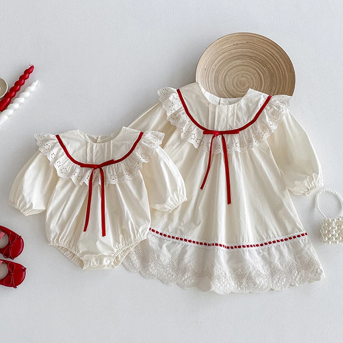 ملابس أطفال جديدة لخريف 2025 فستان حفلات للفتيات من عمر 2 إلى 7 سنوات رومبير للفتيات الصغيرات بأكمام طويلة فساتين أميرات للأطفال